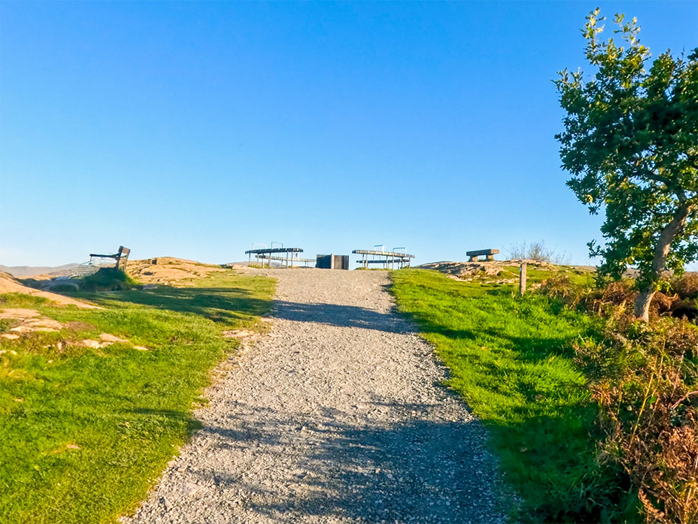 The approach to the summit of Orrest Head - Wainwright's life was to change forever once he reached the summit