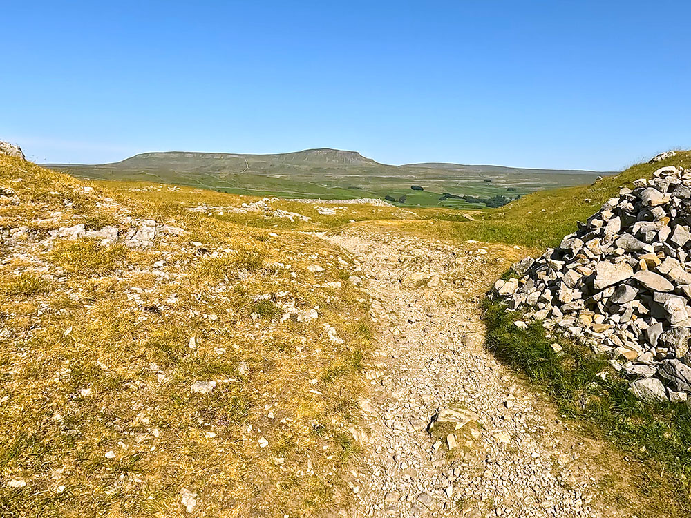 Pen-y-ghent from the path back into Horton in Ribblesdale