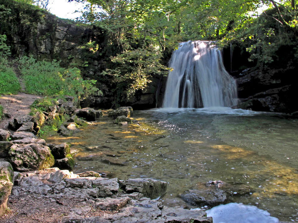 Janet's Foss waterfall near Malham