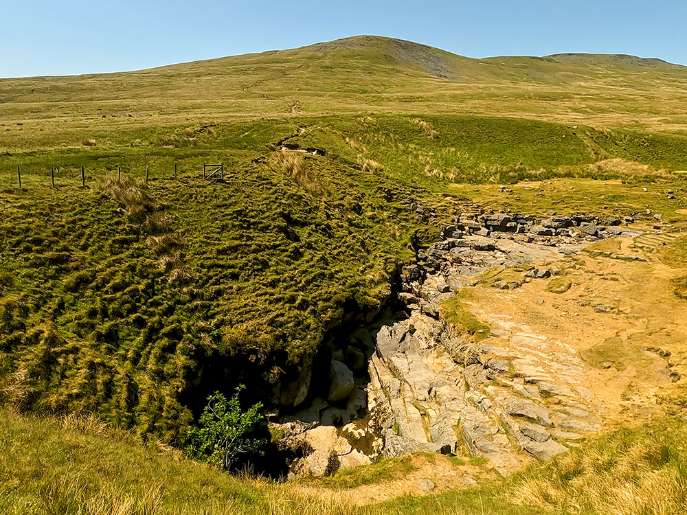 Gaping Gill with Little Ingleborough in the background