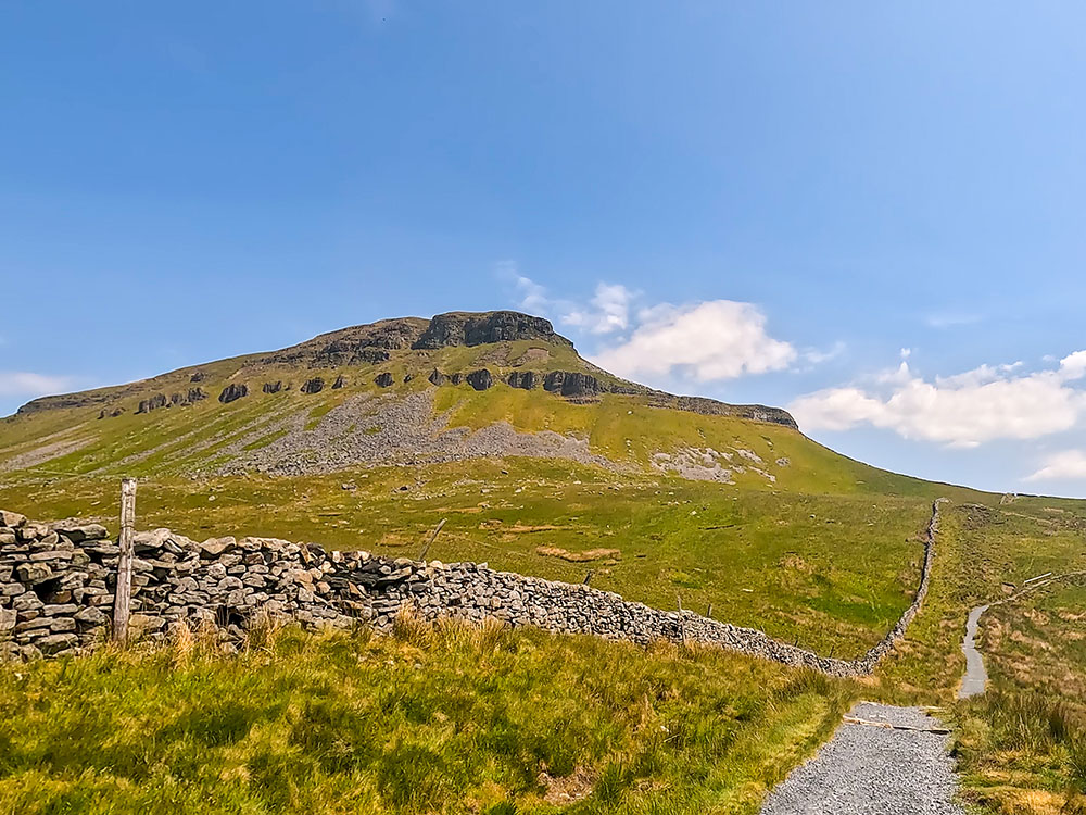 Heading towards Pen-y-ghent on the Yorkshire 3 Peaks Walk