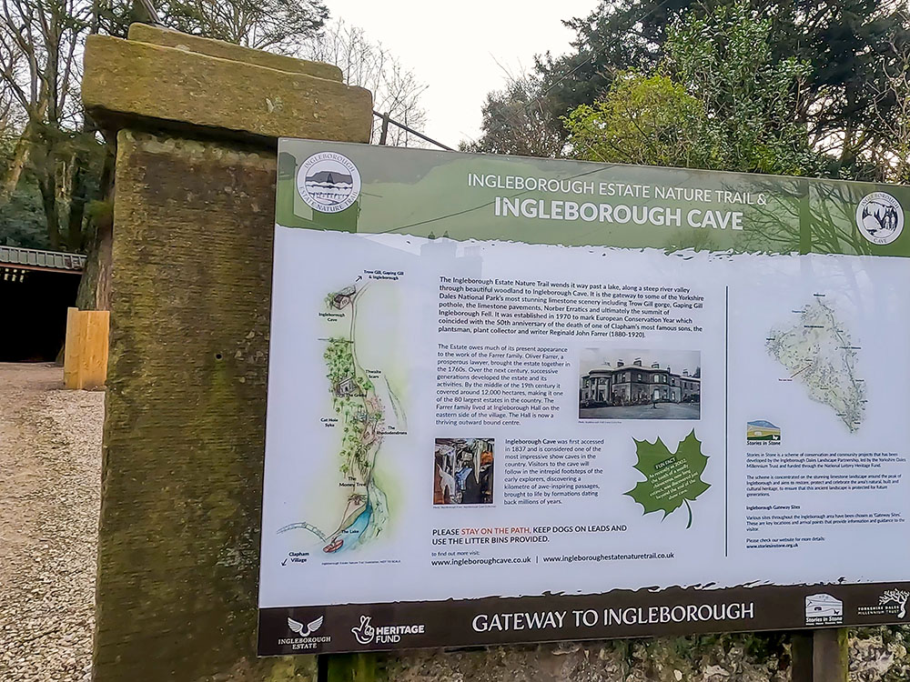 Entrance to the Ingleborough Estate Nature Trail