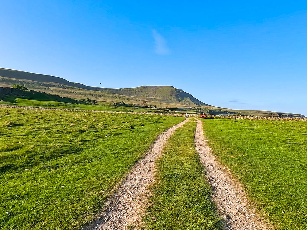 Path heading towards Ingleborough