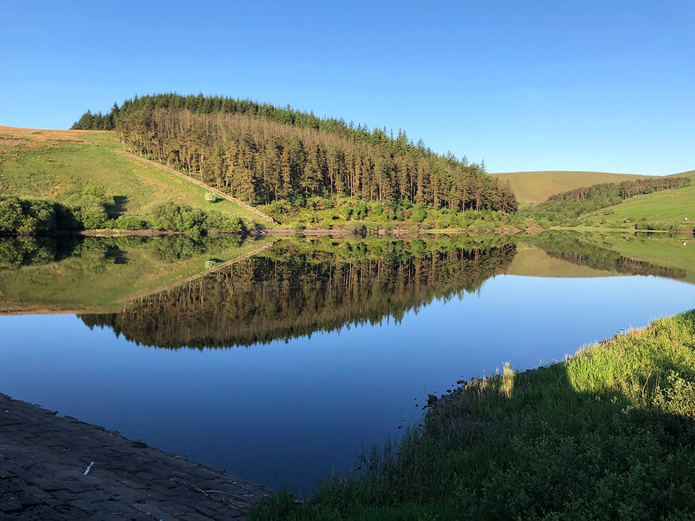 Reflections in Lower Ogden Reservoir