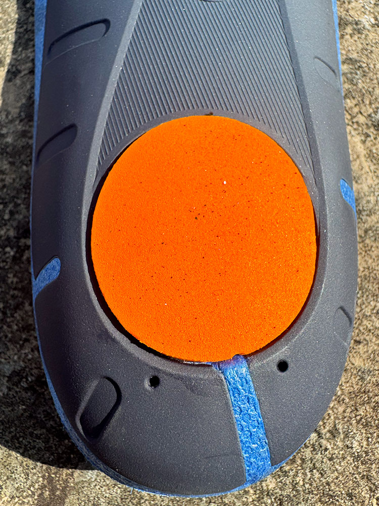 Heel cushion in a Superfeet Active Cushion Insole