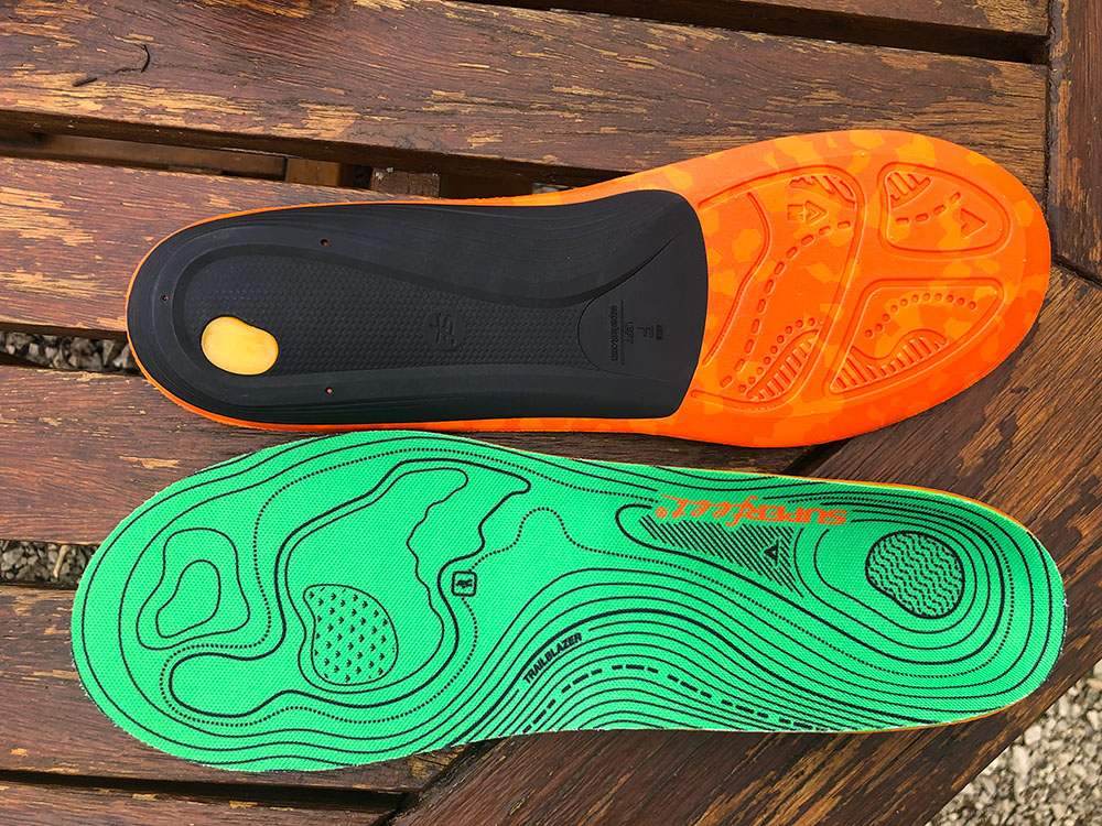 Top and bottom of the Superfeet Trailblazer Insole