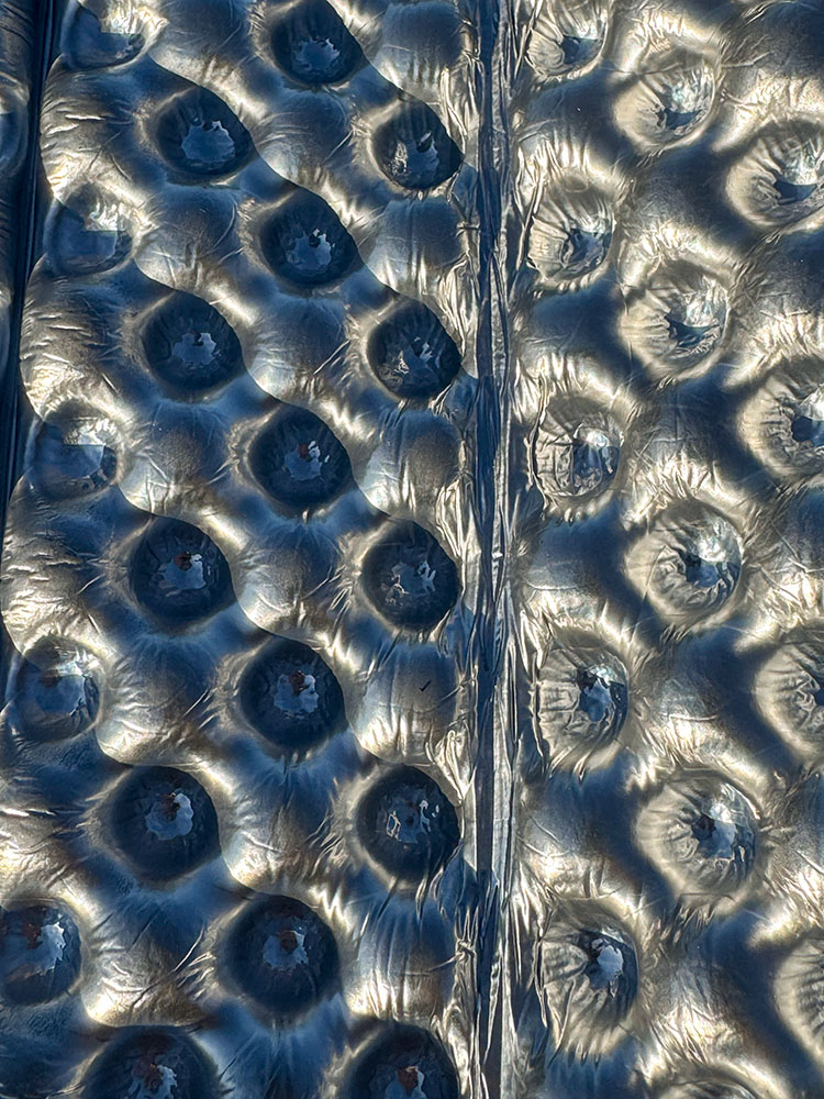 The closed-cell camping seat, which features a heat-reflective ThermaCapture coating on one side to help keep your bottom warm