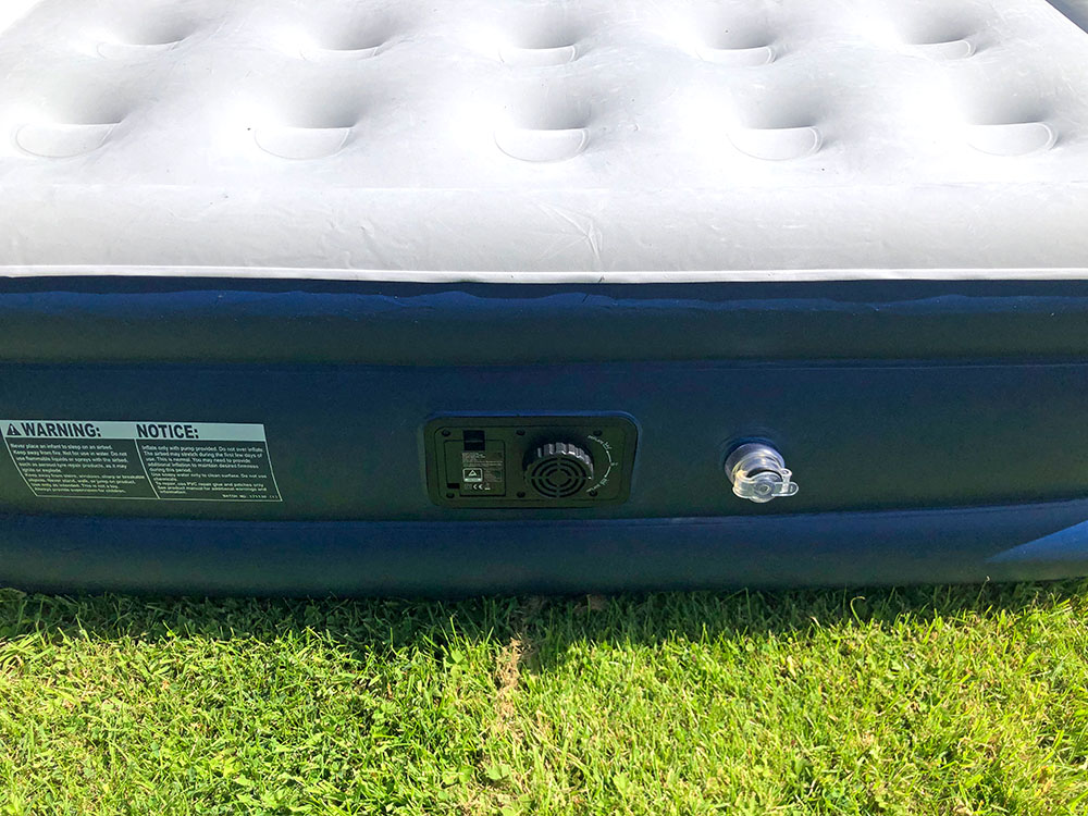 Electric inflation and deflation on air bed