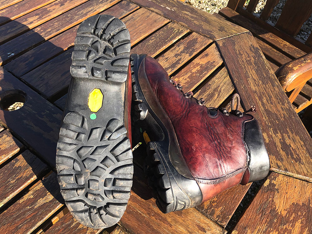 Stiff soles on a Scarpa SL 3-4 season hiking boot