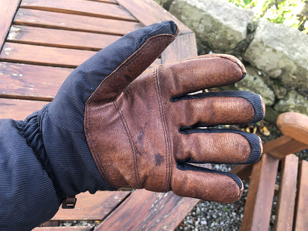 Leather-palmed Gore-Tex glove