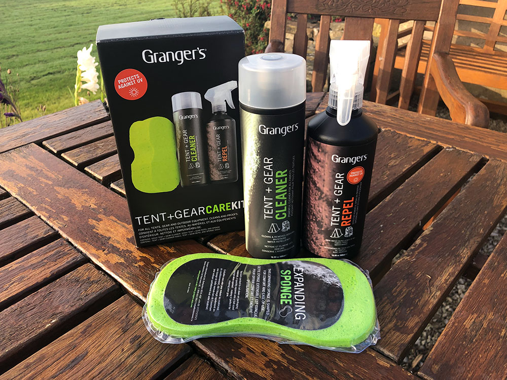Grangers Tent and Gear Care Kit including Tent and Gear Cleaner and Repel