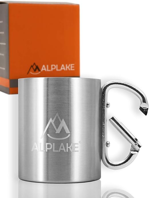 ALPLAKE® Double Wall Stainless Steel Mug