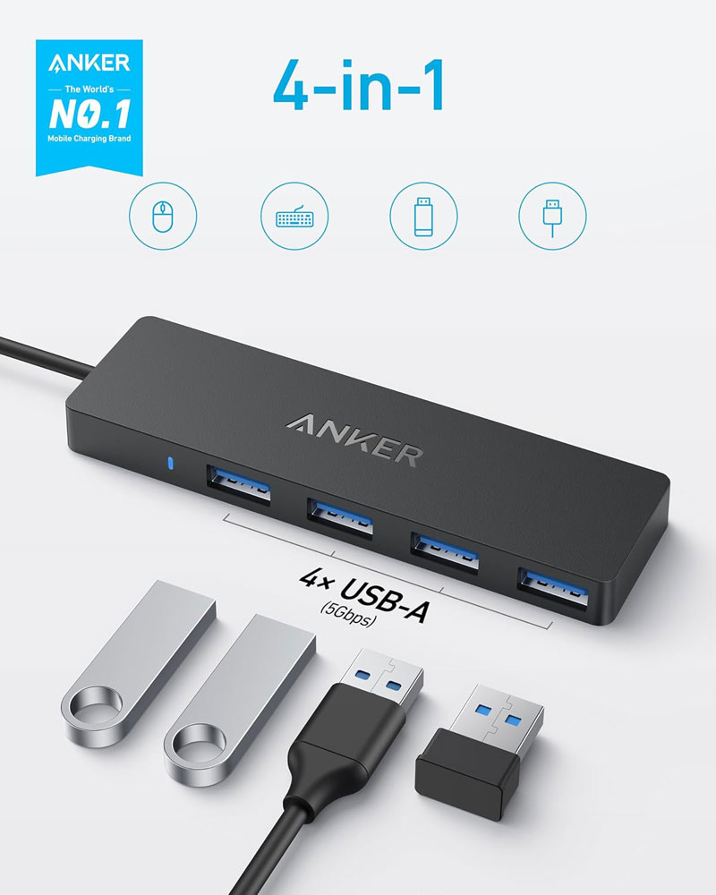 Anker 4-port USB 3.0 hub