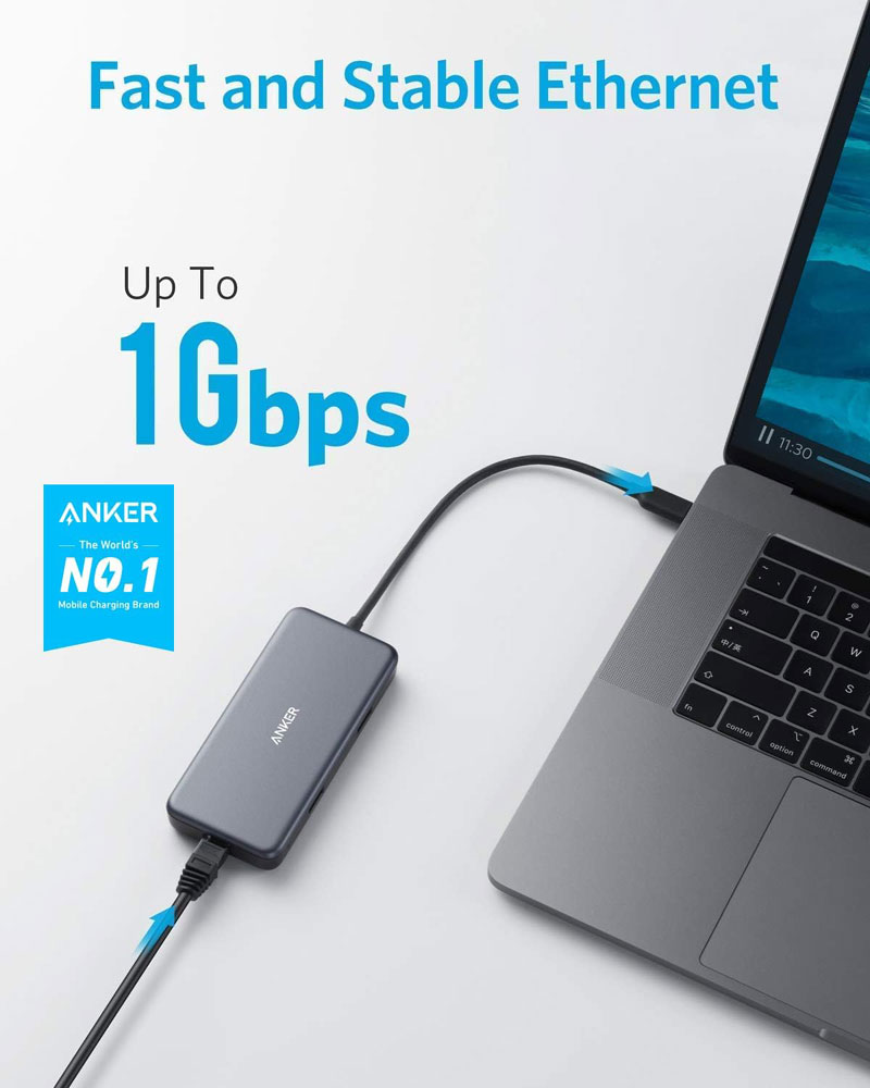 Anker PowerExpand+ 7-in-1 USB-C hub - speed