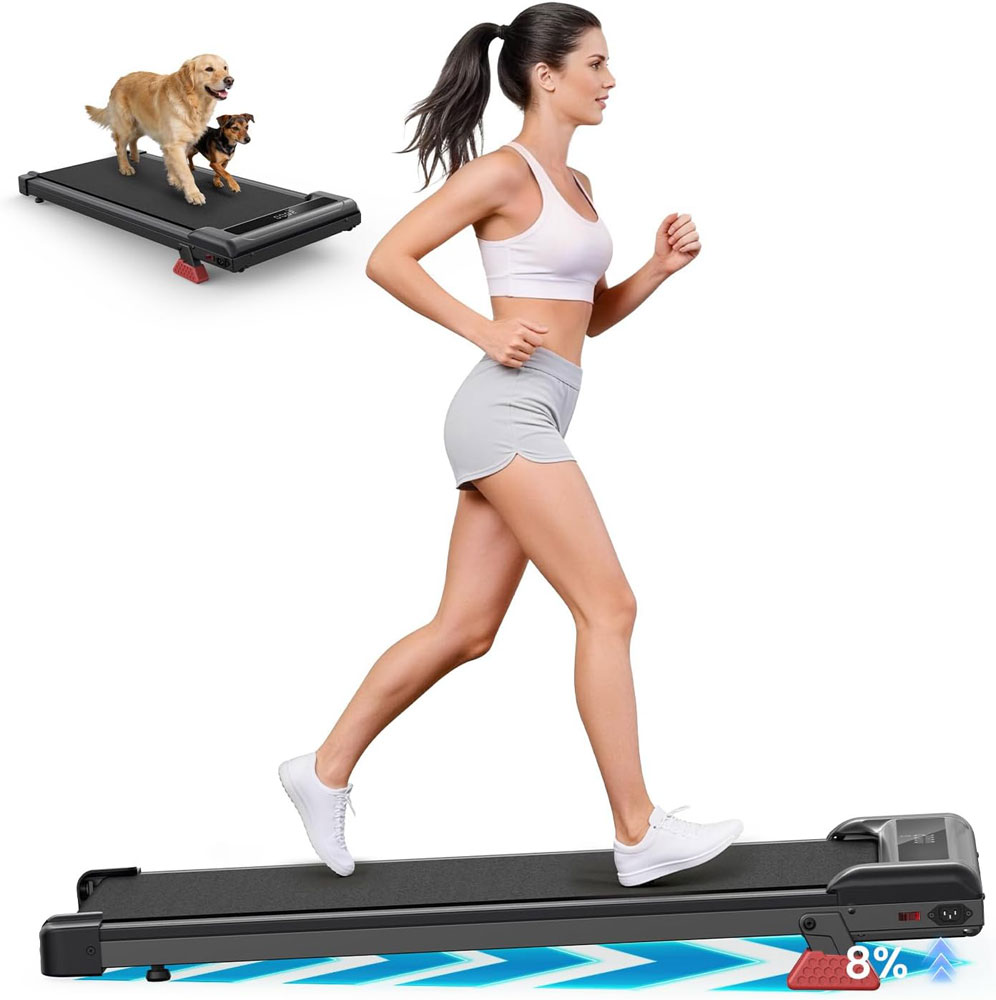 Bigzzia Walking Pad Treadmill with Incline