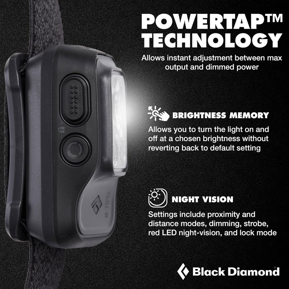 Black Diamond Spot 400-R - PowerTap technology
