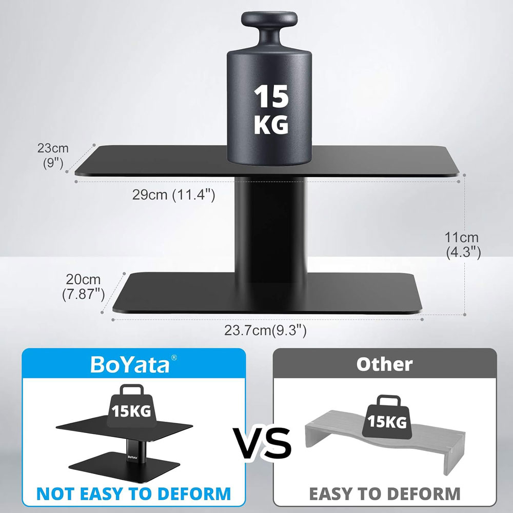 BoYata Adjustable Metal Monitor Stand - specifications