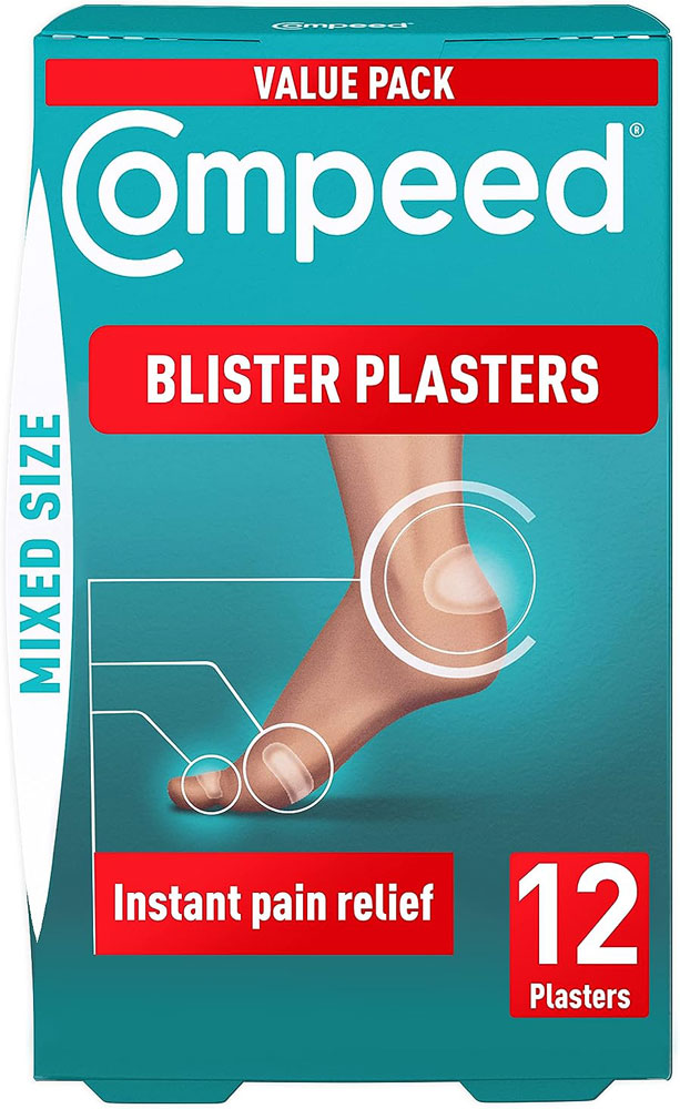 Compeed Mixed Size Blister Plasters, 12 Hydrocolloid Plasters
