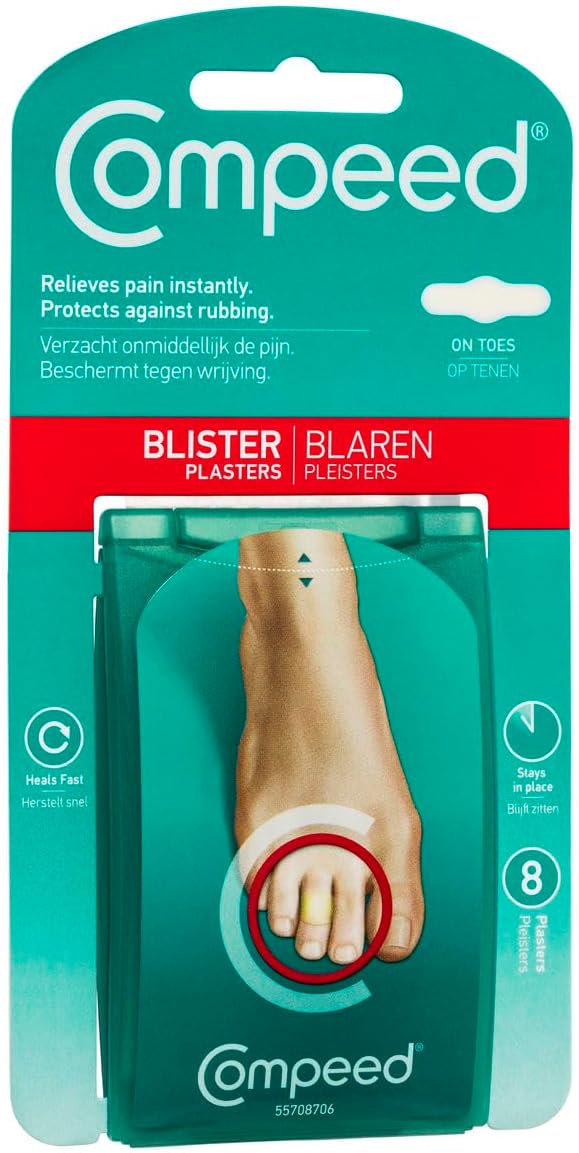 Compeed On Toes Blister Plasters, 8 Hydrocolloid Plasters