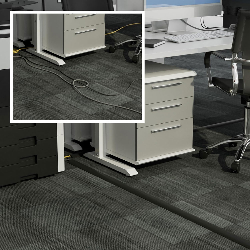 D-Line CC-1 Cable Protector - in use