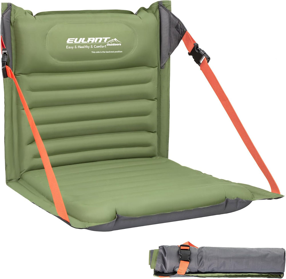 EULANT Inflatable Portable Seat with Backrest