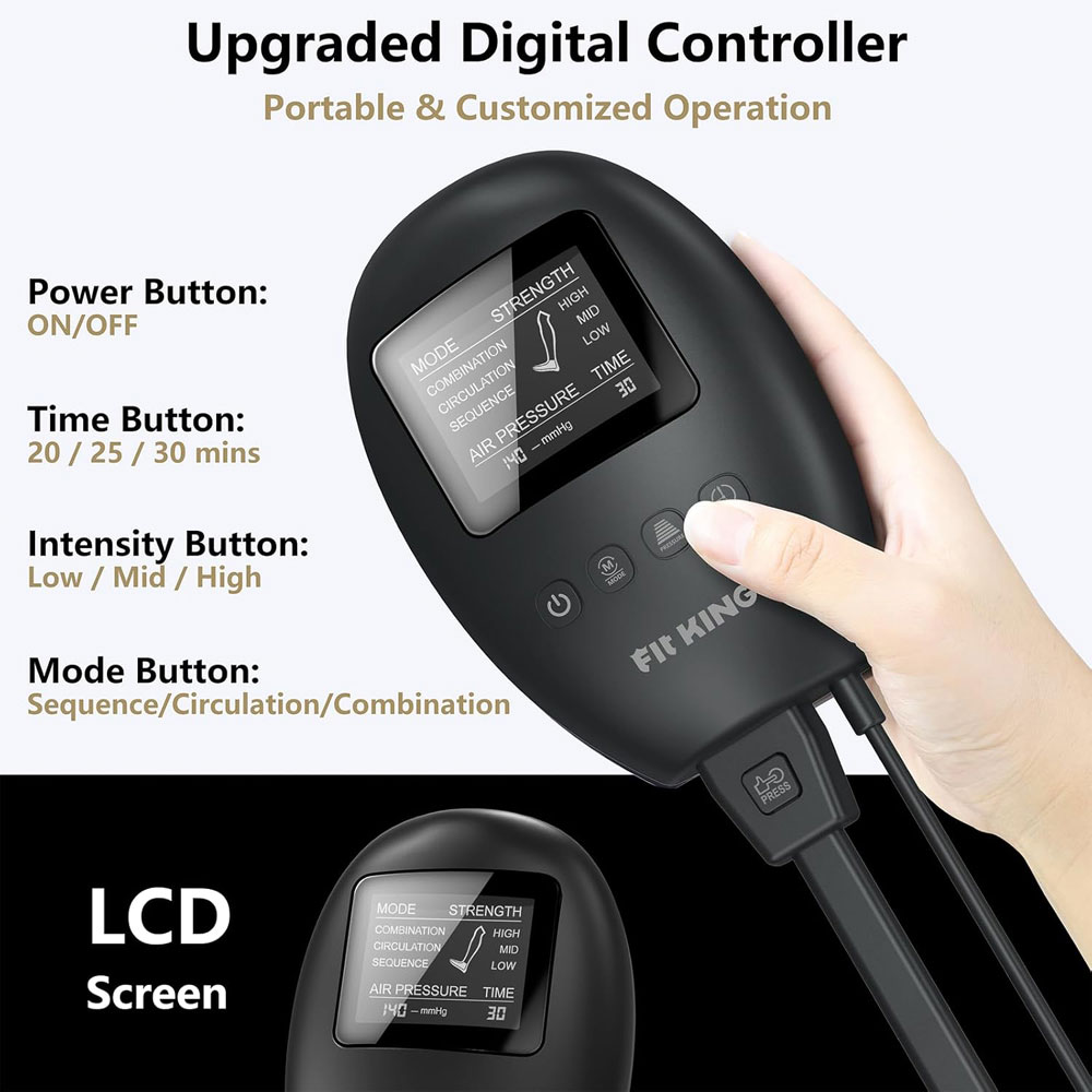 FIT KING Leg Air Massager - controller