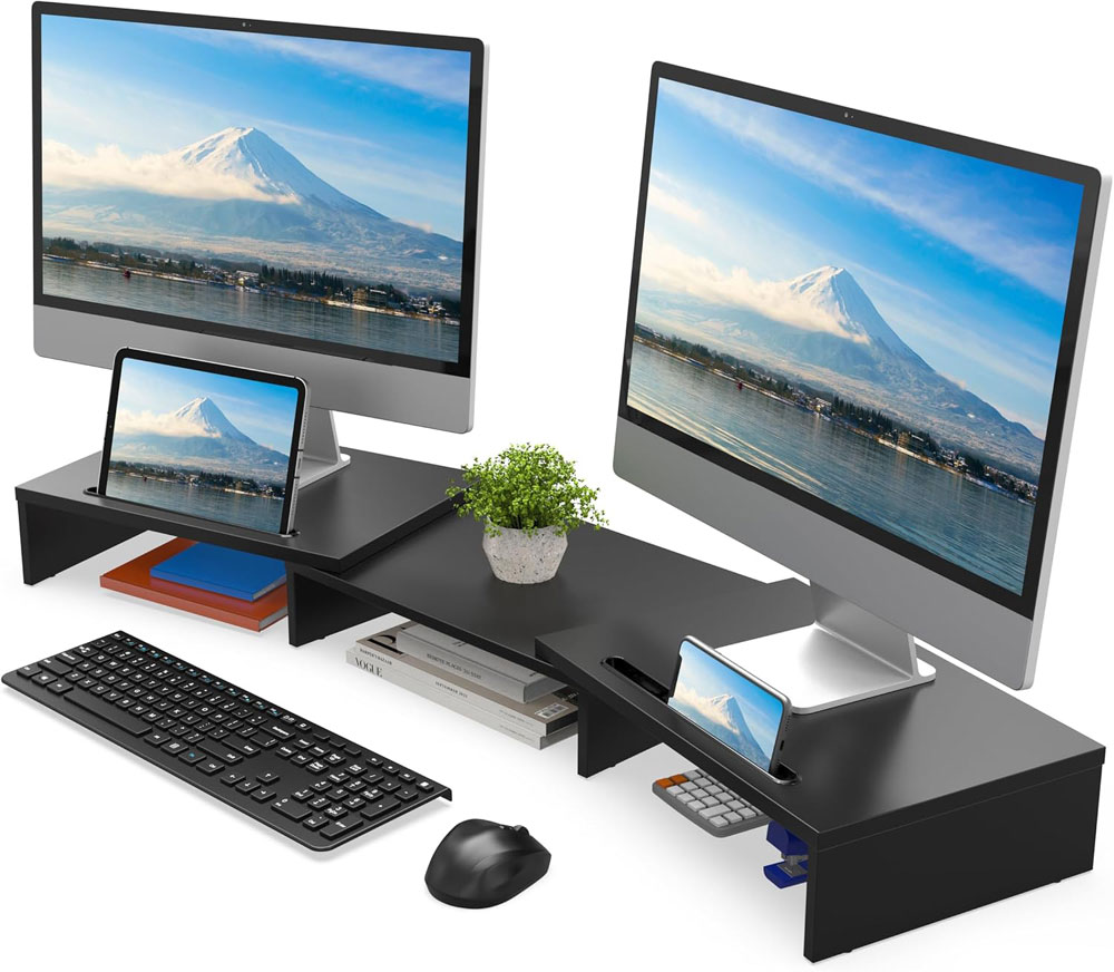 FITUEYES dual monitor stand