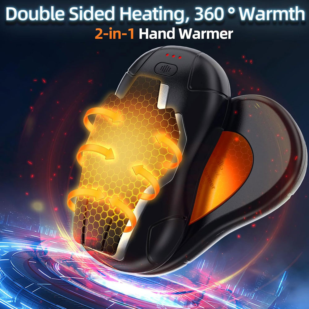 Fandliss Rechargeable Hand Warmers - double sided warmth