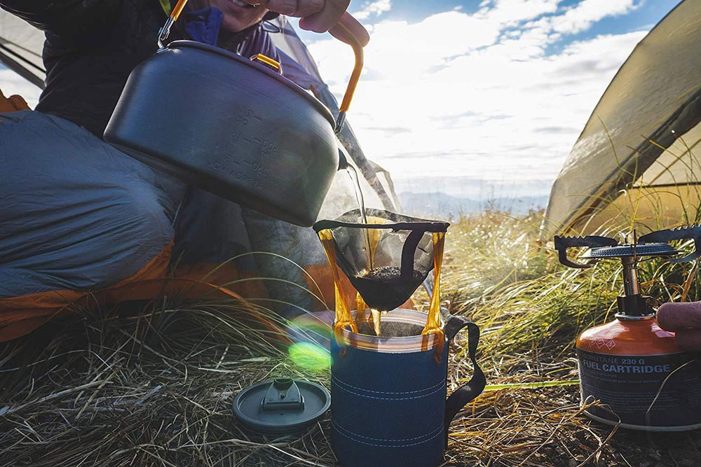 GSI Outdoors Ultralight Java Drip - in use
