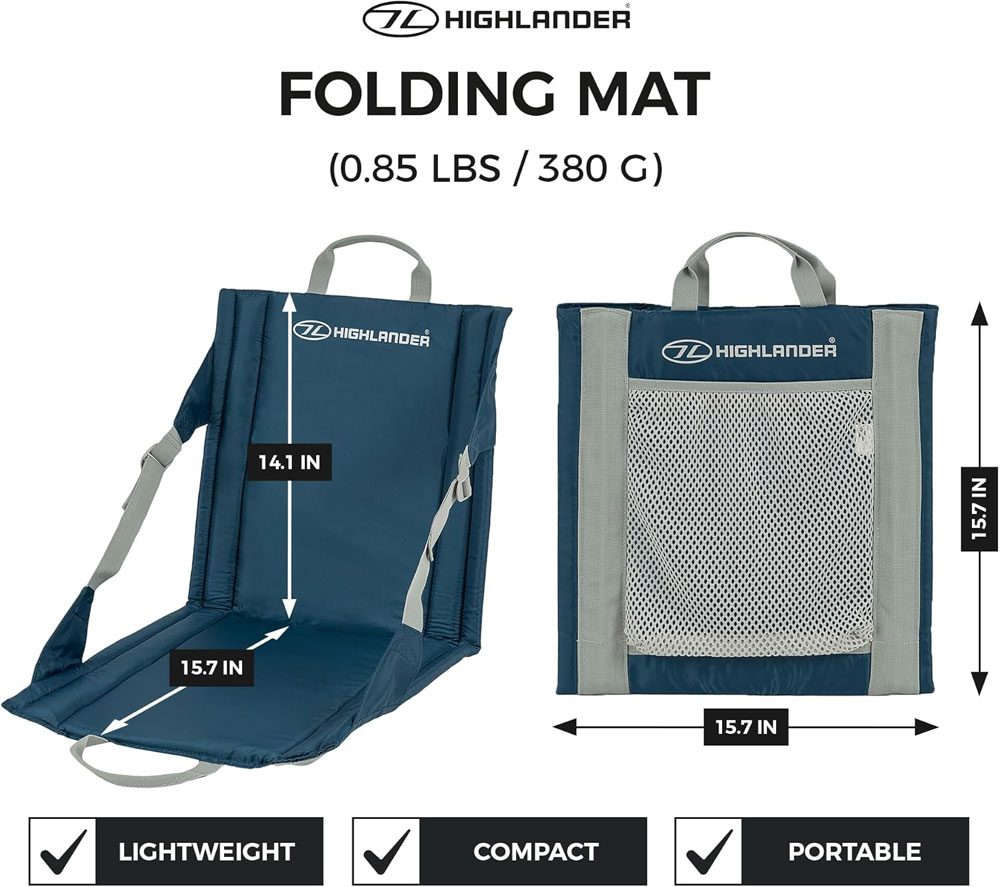 Highlander Outdoor Sit Mat - size