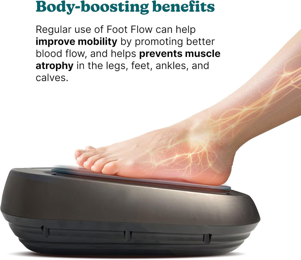 Homedics Foot Flow Mobility Booster Vibration Massager - benefits