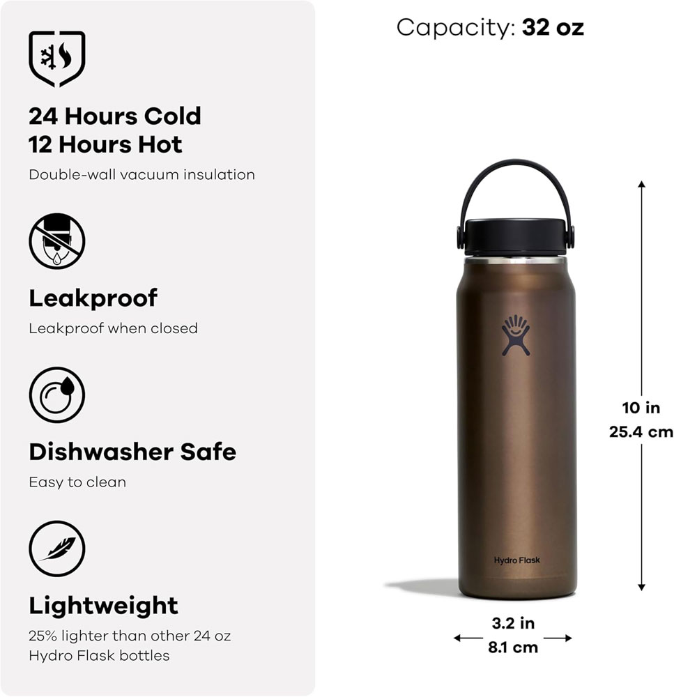 Hydro Flask Lightweight Trail Series - features
