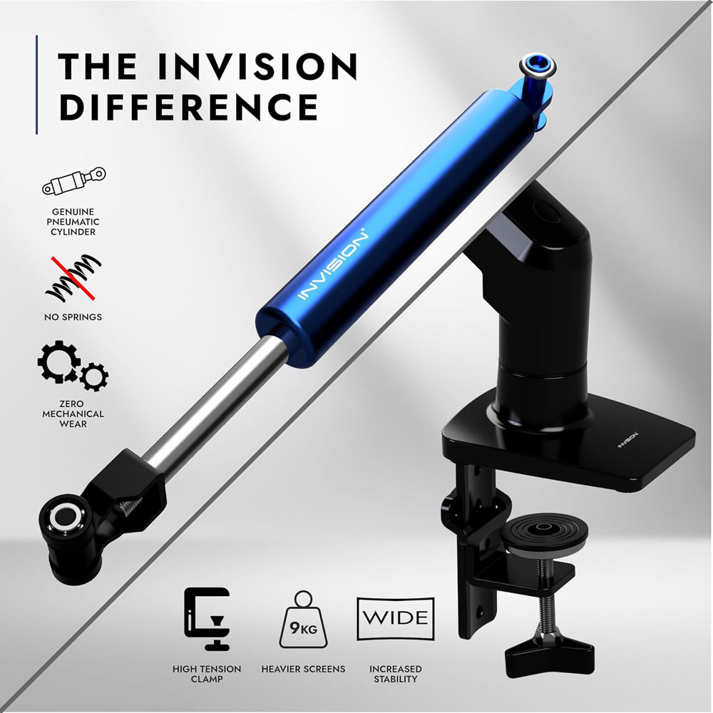 Invision MX200 single monitor arm - features