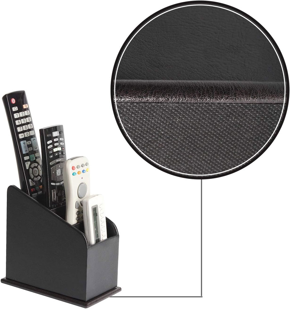 JackCubeDesign 4 Compartments Remote Control Organiser Holder - edging