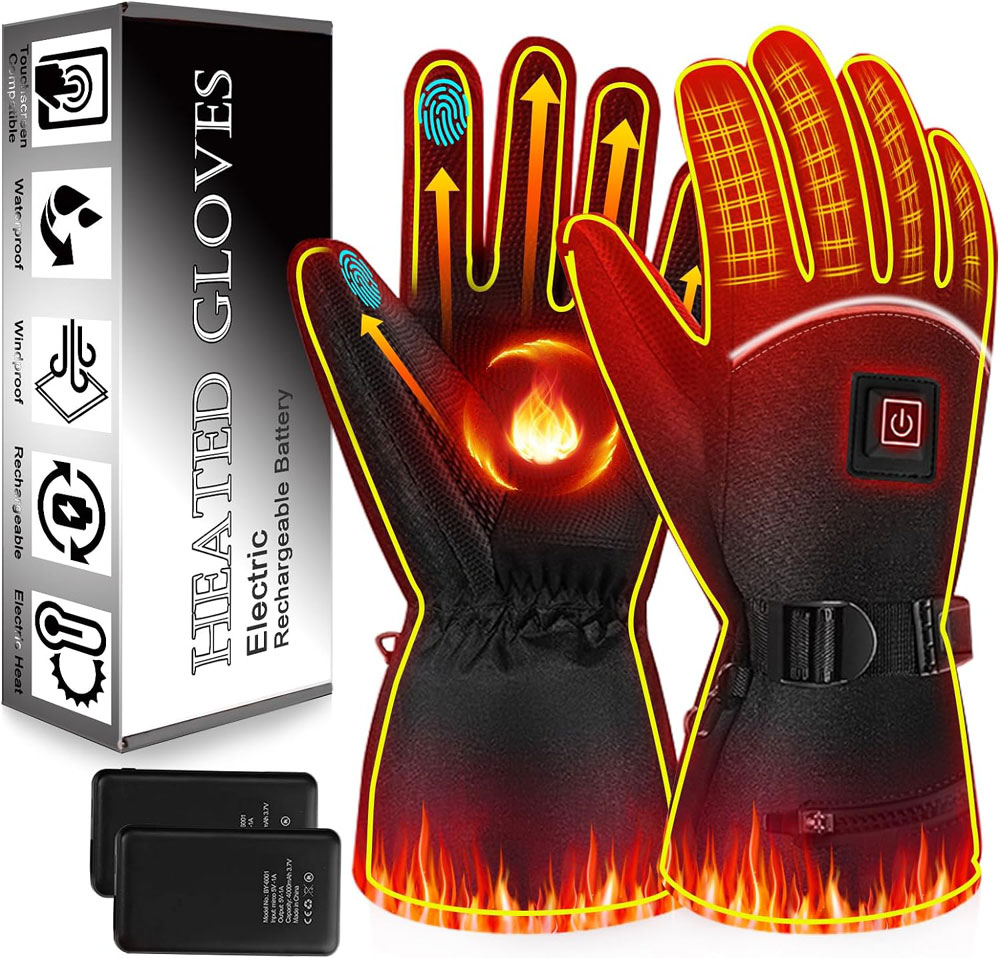 Jkevow Heated Gloves for Men and Women