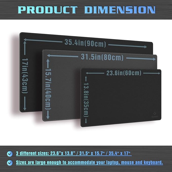 K KNODEL large desk mat - sizes available