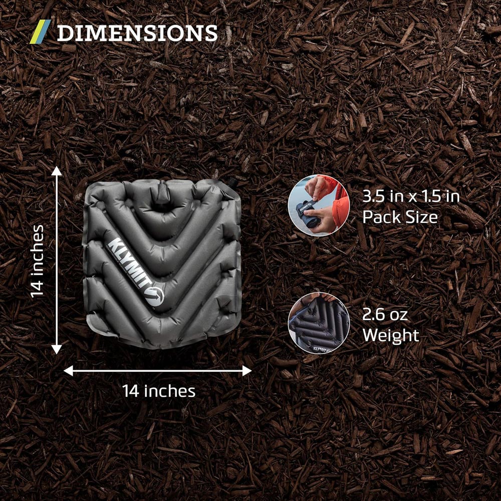 Klymit V Seat - dimensions