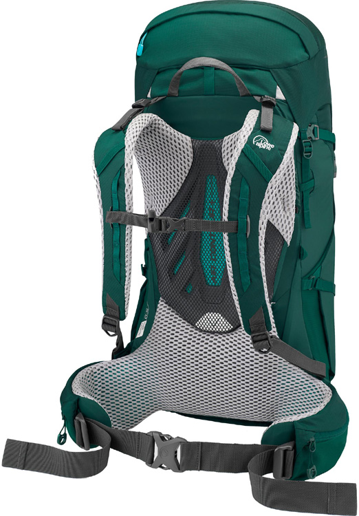 Lowe-Alpine Women's Cholatse 40:45 Hiking Pack back view