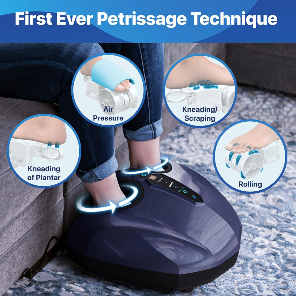Miko Shiatsu Foot Massager Machine - massage types