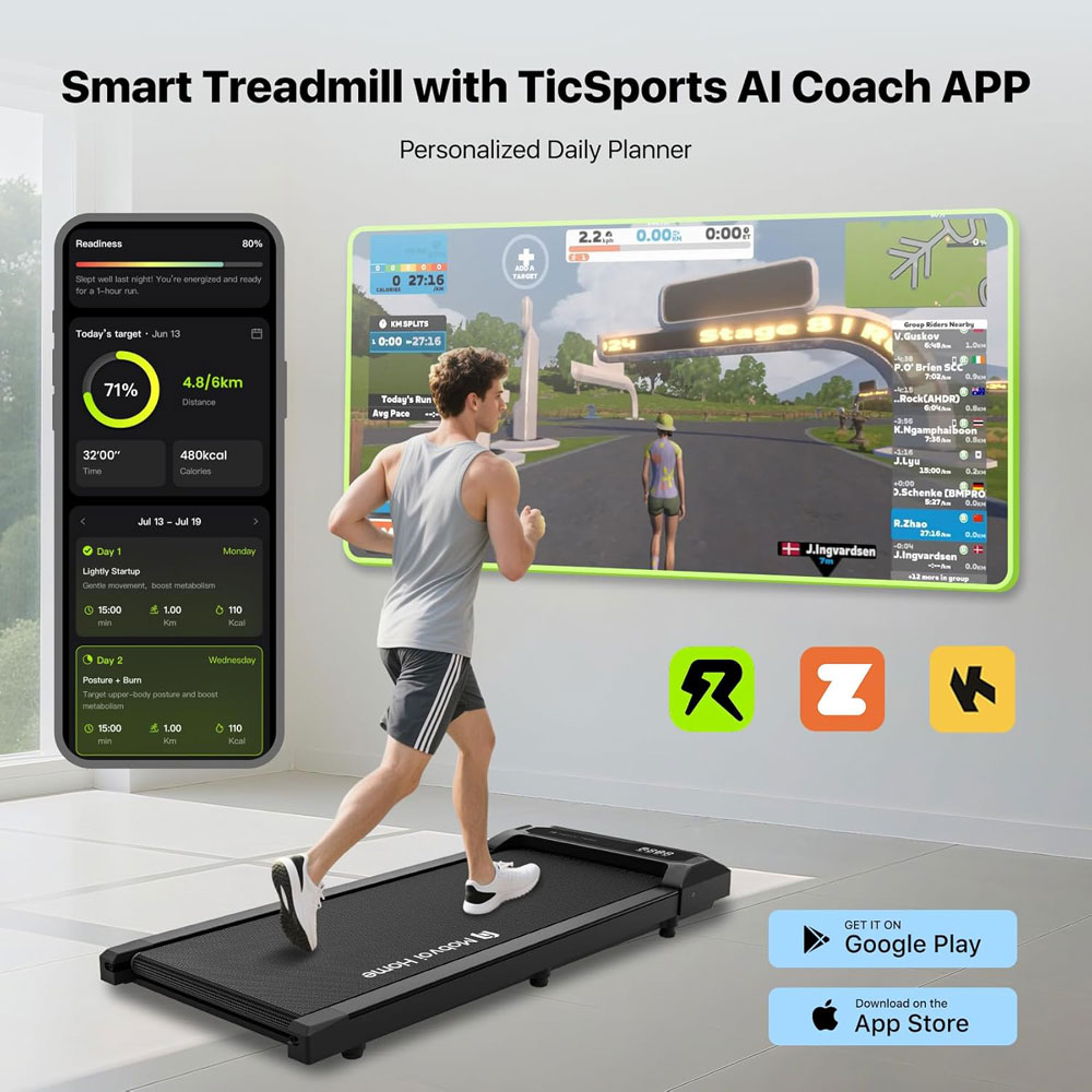 Mobvoi Walking Pad Smart AI - smart app