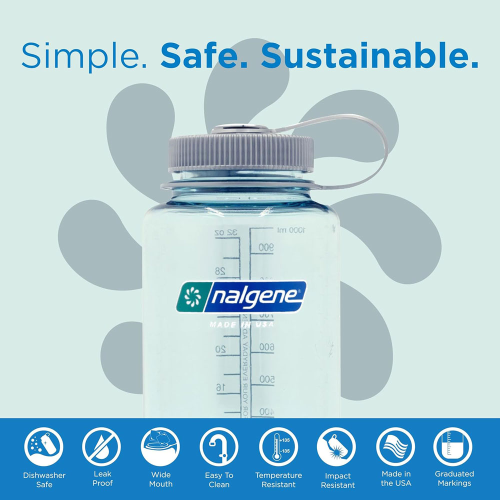 Nalgene Wide Mouth 1L (Tritan) - features