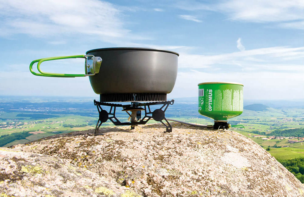Optimus Vega Gas Stove - inverted gas canister