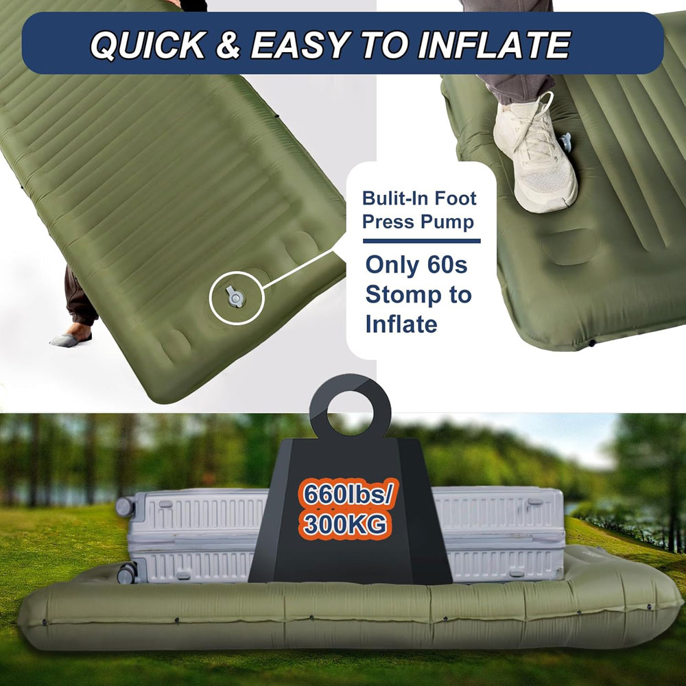 Origem Self-Inflating Camping Mat - inflation