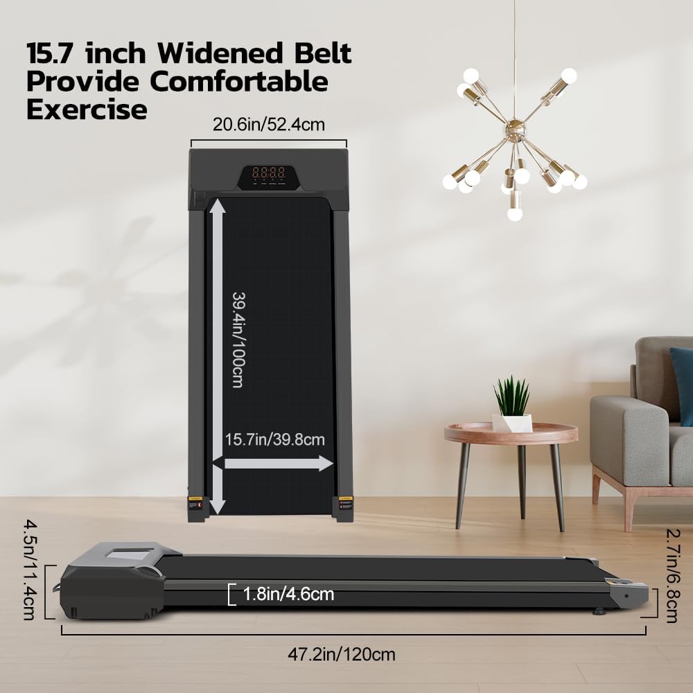Panana Under Desk Treadmill Walking Pad - belt size