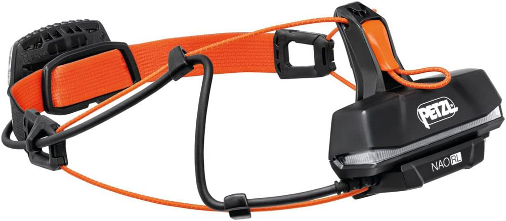 Petzl Nao RL - headband and back light