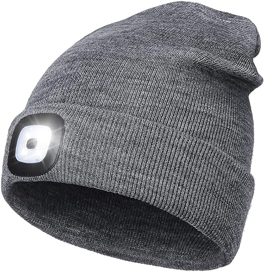 Rechargeable LED Lighted Beanie