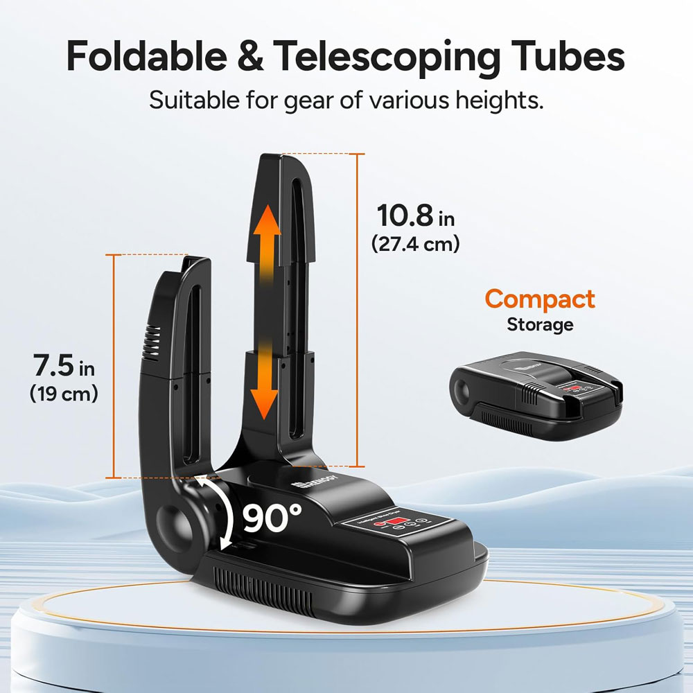 Renogy Boot Dryer Shoe Dryer - size