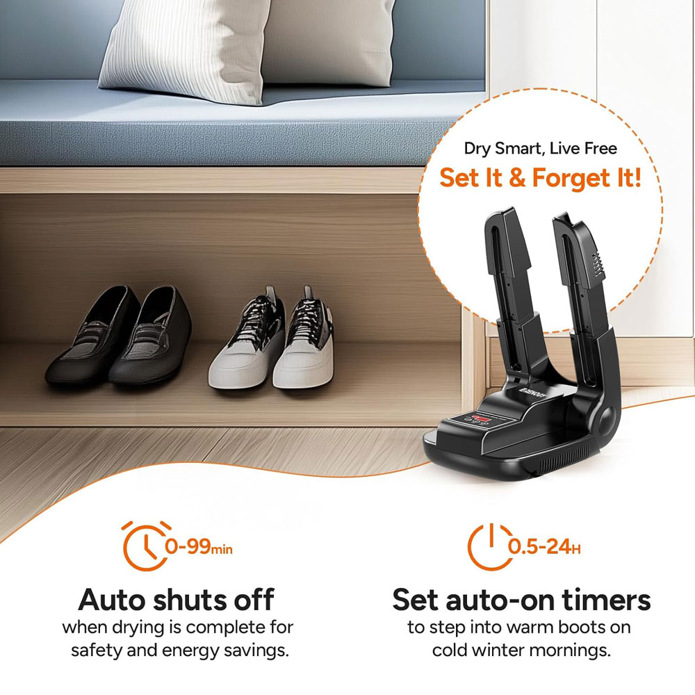 Renogy Boot Dryer Shoe Dryer - timers
