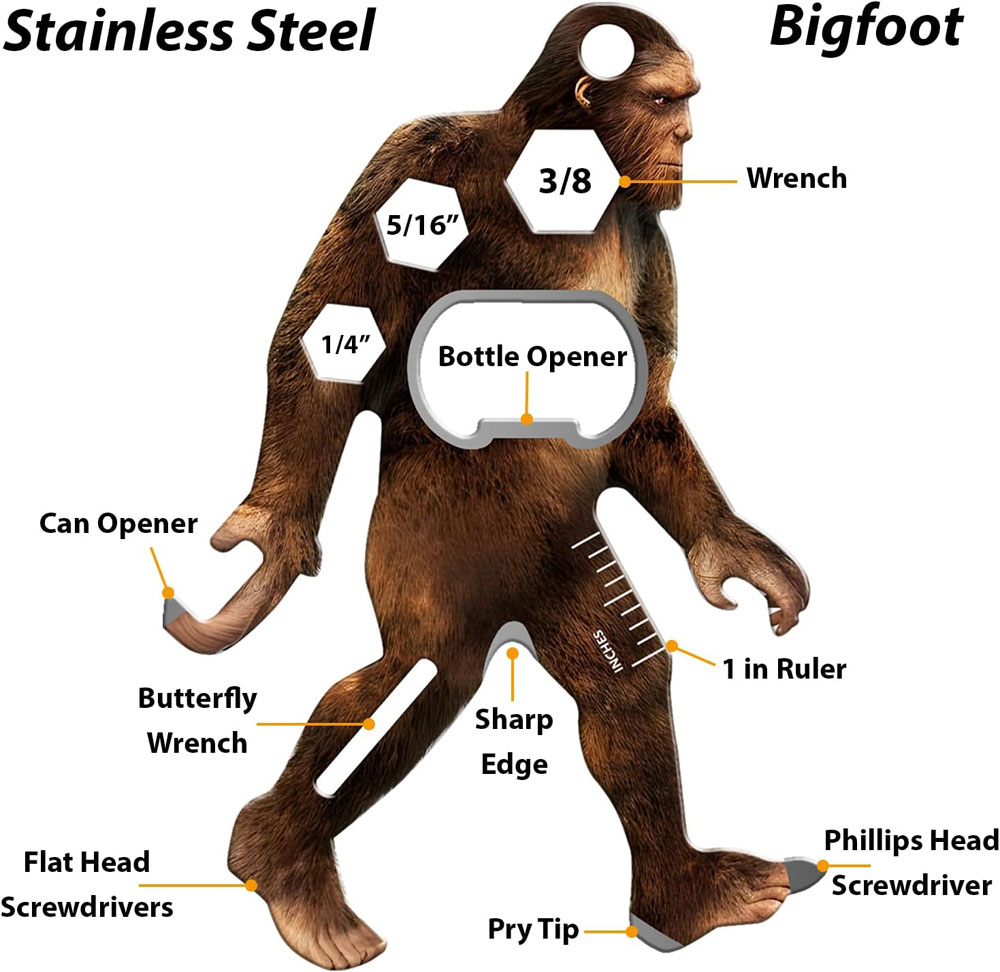 Sasquatch Multi-Tool Carabiner