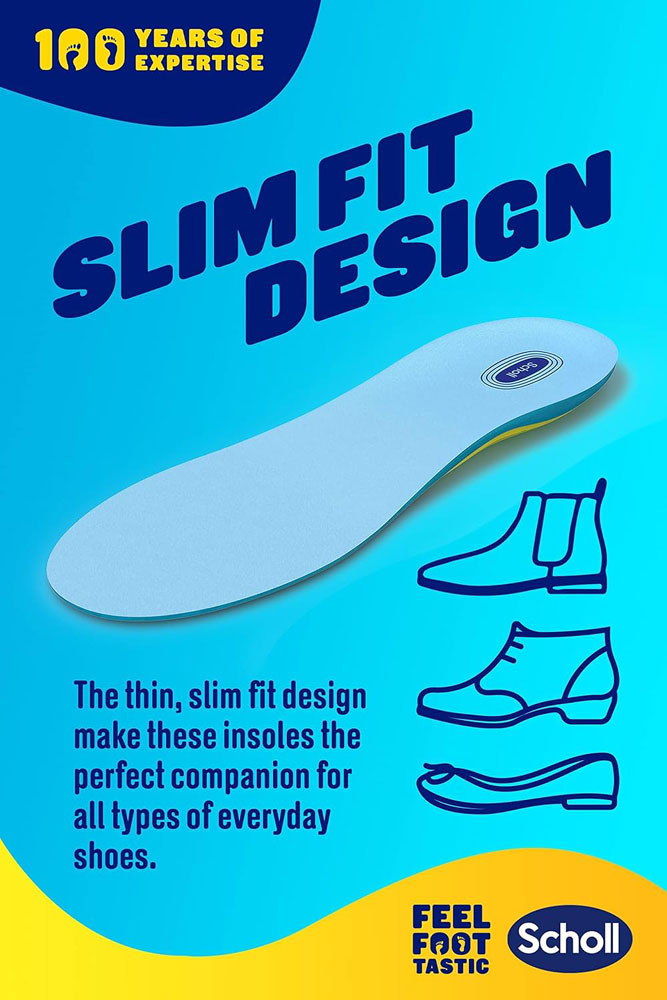 Scholl GelActiv Everyday Insoles - Design